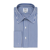 Classic Fit Exclusive Budd Stripe Shirt in Edwardian Blue 