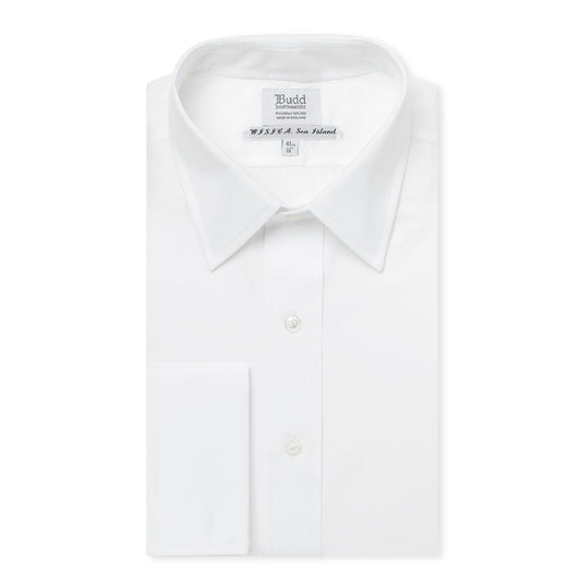 Plain Sea Island Shirt in White
