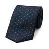Medium Spot Tie in Navy and Blue 