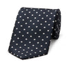 Medium Spot Tie in Navy and White