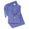 Plain Batiste Pyjamas in Navy and Red