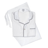 Plain Batiste Pyjamas in White