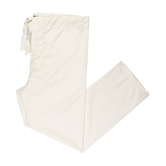Plain Poplin Pyjamas in Cream Bottom