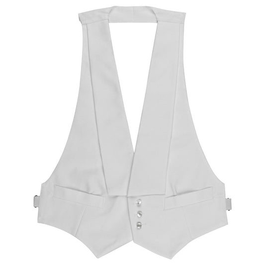 White Tie Marcella Waistcoat in White
