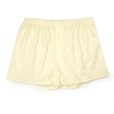 Classic Cotton Poplin Boxer Shorts in Cream