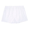 Classic cotton poplin boxer shorts in white