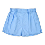 Cornflower blue cotton poplin Chairman's boxer shorts