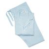 Plain Linen Pyjamas in Iris