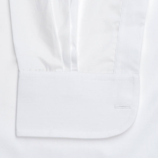 Plain Poplin in White Cuff