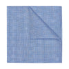 Prince of Wales Check Batiste Cotton Handkerchief in Blue