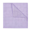 Prince de Galles Check Batiste Cotton Handkerchief in Lilac