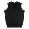 Plain Wool Slip Over Jumper in Black