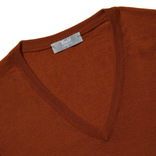 Merino Wool Slip Over Jumper in Cayenne