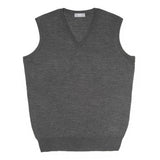Plain Wool Slip Over Jumper in Smoke