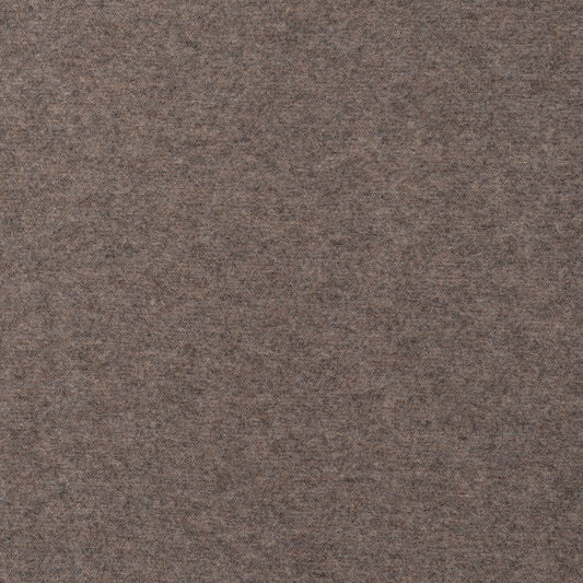 Plain Cashmere and Wool Dressing Gown in Mink and Charcoal Swatch