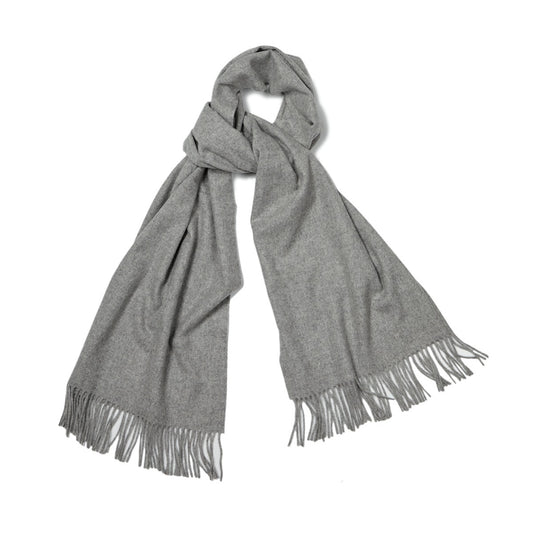 Plain Escorial Stole in Light Grey