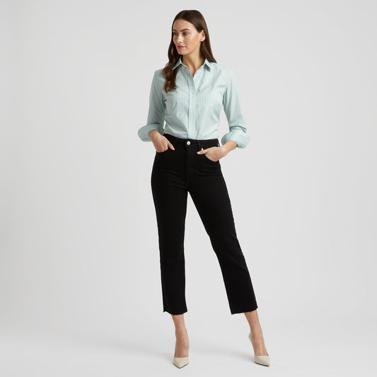 Buddette Exclusive Budd Stripe Shirt in Mint