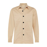 Cotton Twill Chore Jacket in Ecru