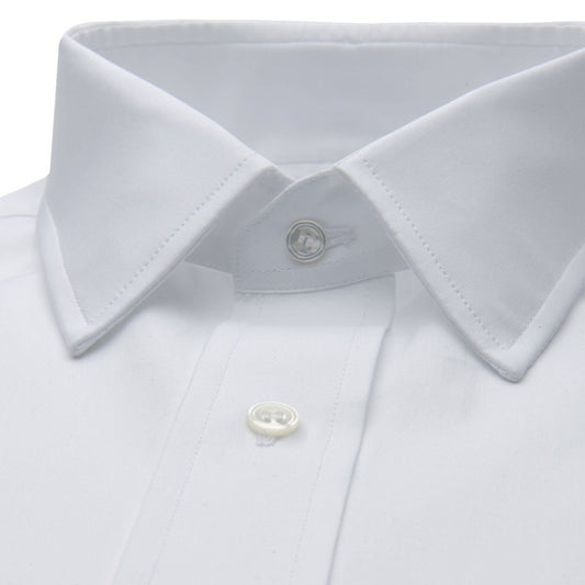 Plain Royal Oxford in White collar detail