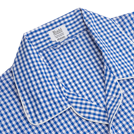 Check Batiste Nightshirt in Royal