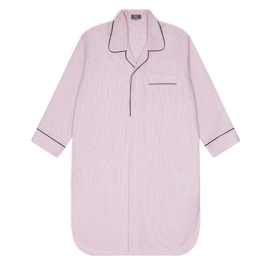 Exclusive Budd Stripe Nightshirt in Pink