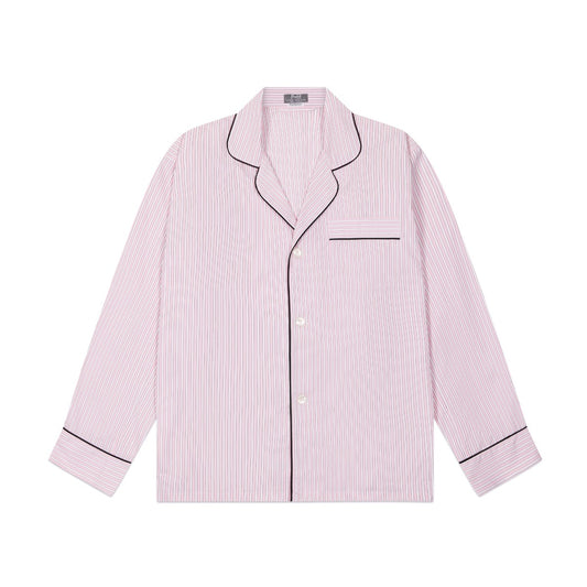 Exclusive Budd stripe men's cotton  pyjamas in pink