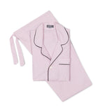 Exclusive Budd stripe men's cotton  pyjamas in pink