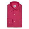 Casual Linen Shirt in Hot Pink