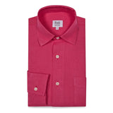 Casual Linen Shirt in Hot Pink