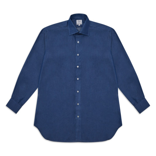 Classic fit denim shirt - deep blue