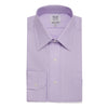Classic Fit Puppytooth Fine Twill Button Cuff Shirt in Lilac folded