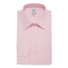 Classic Fit Puppytooth Fine Twill Button Cuff Shirt in Pink folded