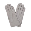 Leather unlined dress gloves for morning wear in grey
