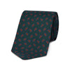 Madder Silk Medium Paisley Motif Tie in Green