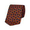 Madder Silk Medium Paisley Motif Tie in Orange
