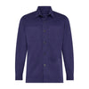 Cotton Twill Chore Jacket in Marine Blue