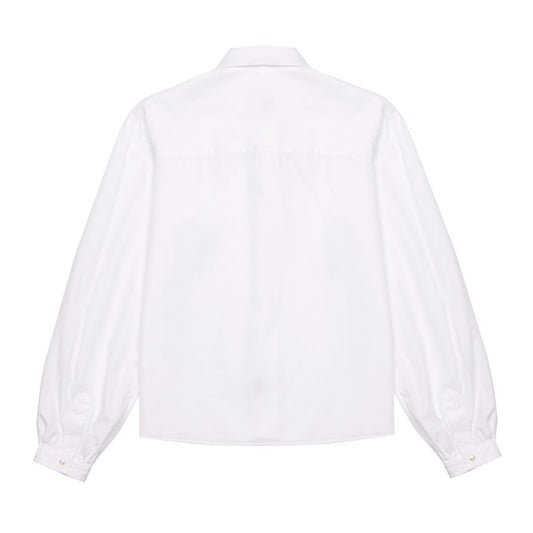 Bailey Budd Penny shirt cotton blouse in White back detail