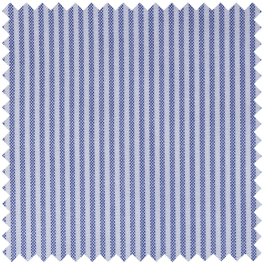 Stripe Oxford in Navy