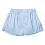 Sky blue cotton poplin Chairman boxer shorts