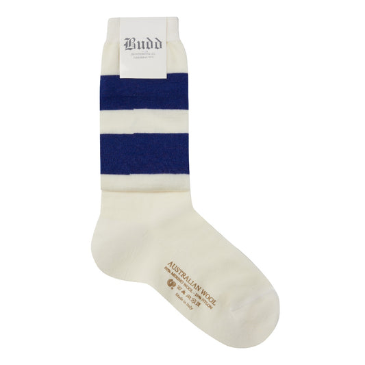 Jack Sock in Cream and Royal Blue