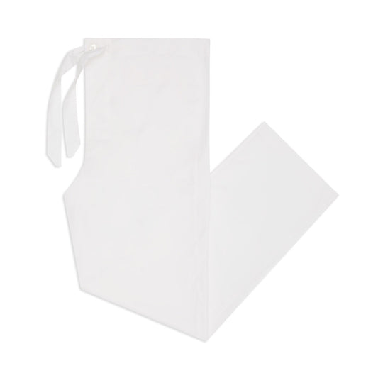 Budd Tailored Batiste Pyjamas White Navy Bottoms