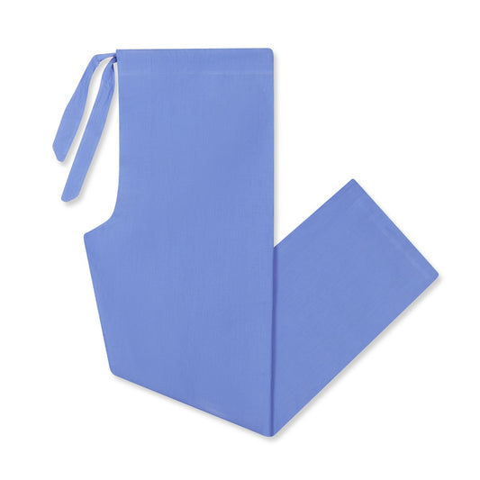 Plain Linen Pyjamas in Blue Lagoon