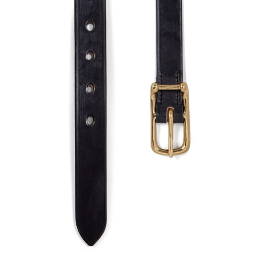 Wigmore Bridle Leather Belt in Black