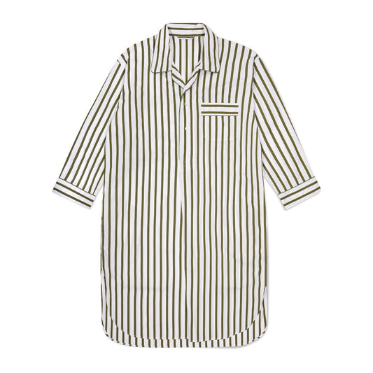 WM Brown Cocktail Stripe Nightshirt